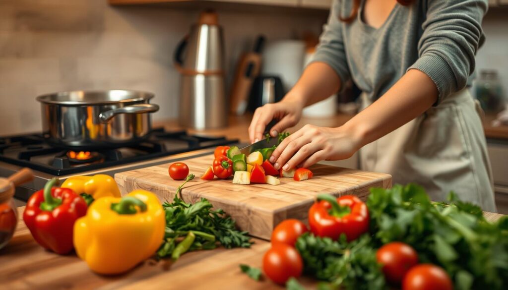 Cooking at home